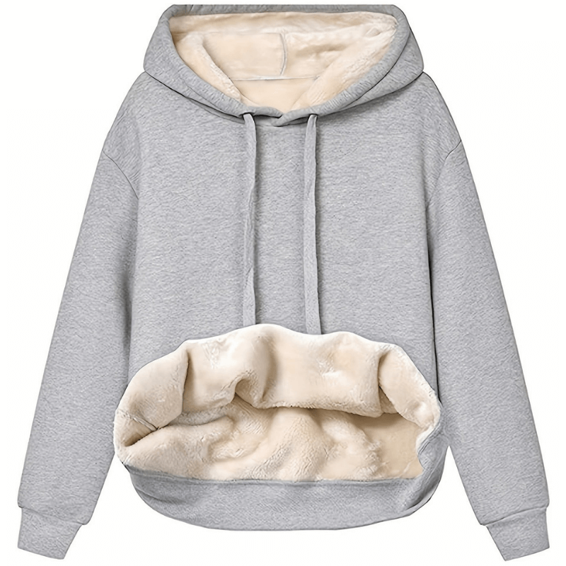 Amélie™ - Felpa con Cappuccio Reversibile in Microfibra