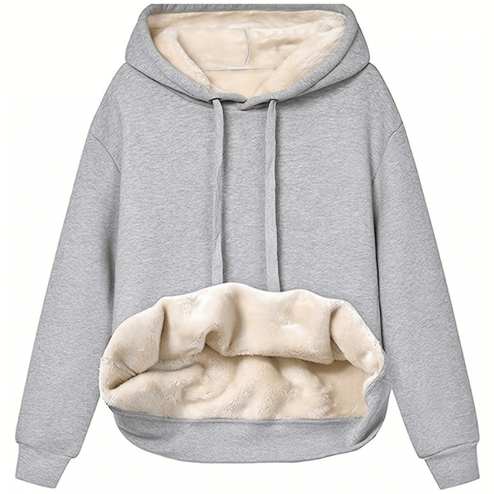 Amélie™ - Felpa con Cappuccio Reversibile in Microfibra