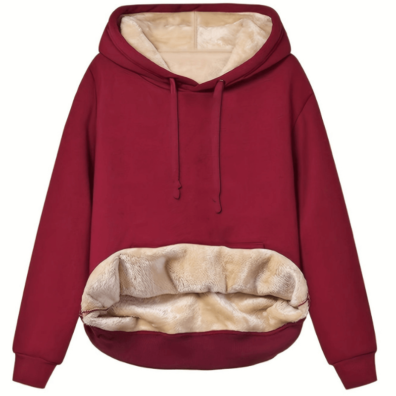 Amélie™ - Felpa con Cappuccio Reversibile in Microfibra