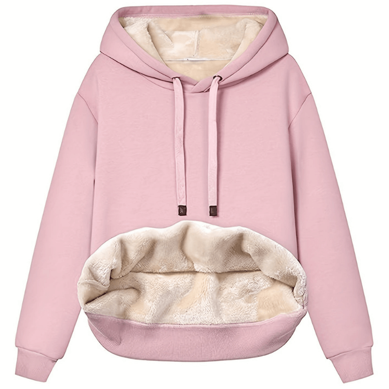 Amélie™ - Felpa con Cappuccio Reversibile in Microfibra