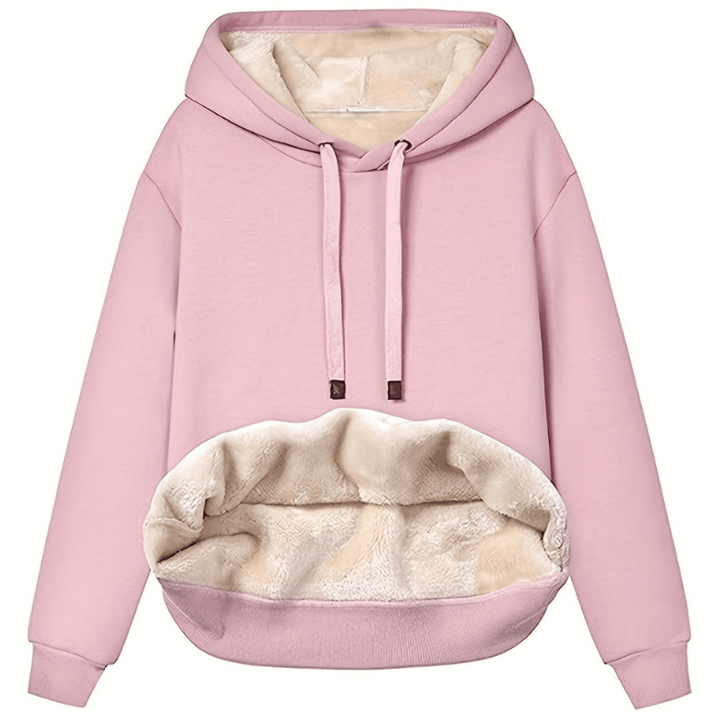 Amélie™ - Felpa con Cappuccio Reversibile in Microfibra