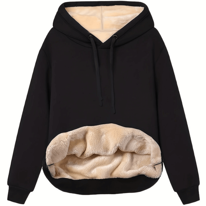 Amélie™ - Felpa con Cappuccio Reversibile in Microfibra