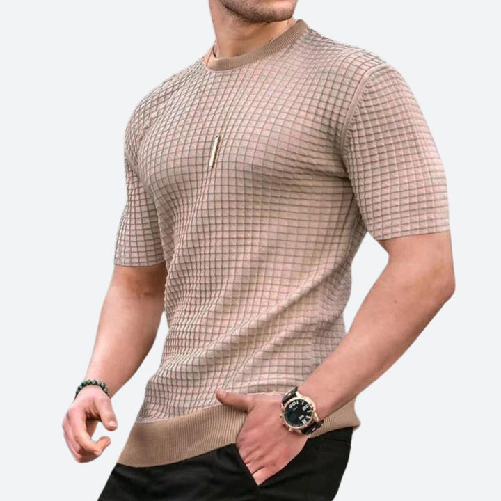 Tricou casual cu model 3D stilat - Grego