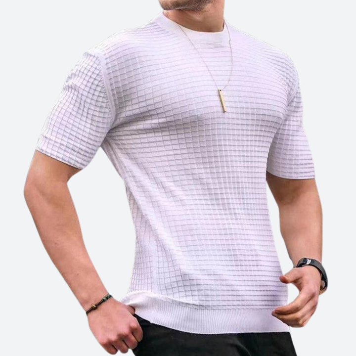 Tricou casual cu model 3D stilat - Grego