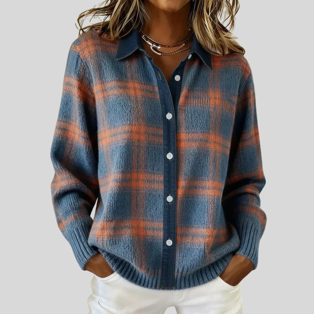 Gilet long pour femme à boutons, élégant pour l'automne, pour des tenues quotidiennes.