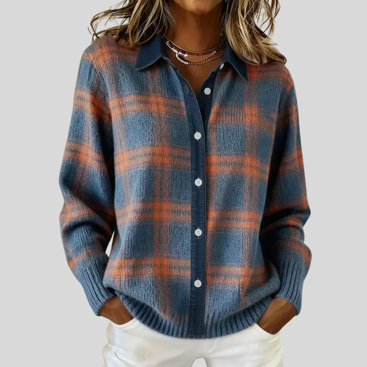 Gilet long pour femme à boutons, élégant pour l'automne, pour des tenues quotidiennes.