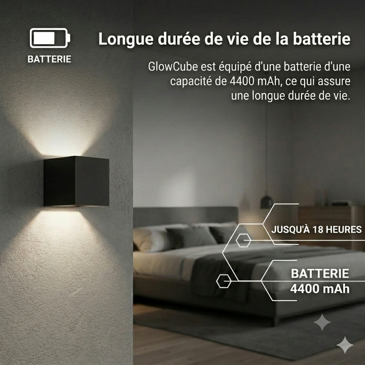 Applique murale LED sans fil à capteur de mouvement, alimentée par batterie rechargeable, pour le salon, la chambre et le couloir