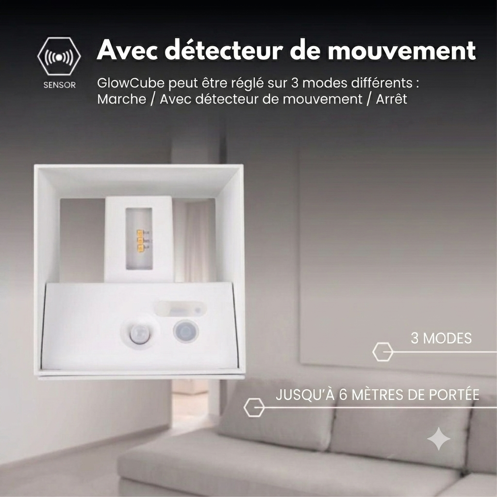 Applique murale LED sans fil à capteur de mouvement, alimentée par batterie rechargeable, pour le salon, la chambre et le couloir