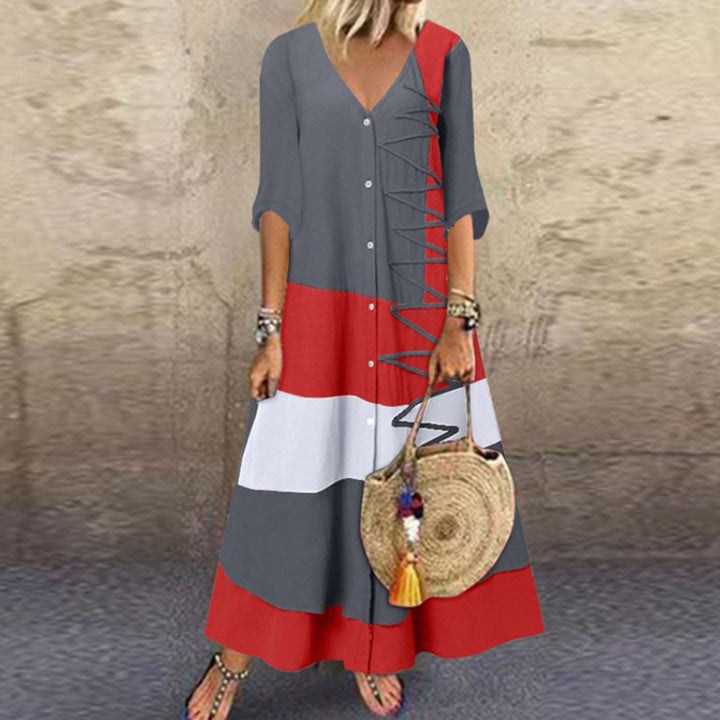 Vestido largo elegante y a la moda de ALTHAIA