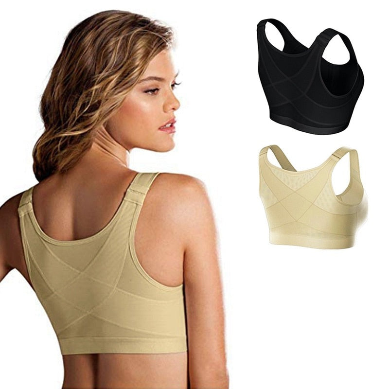 Soutien-gorge à maintien du dos, respirant, discret, modelant la silhouette