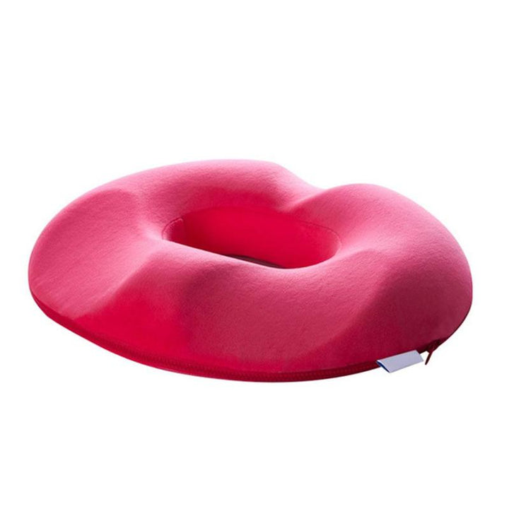 Coussin de siège en mousse à mémoire de forme, antidérapant et soulageant le coccyx.
