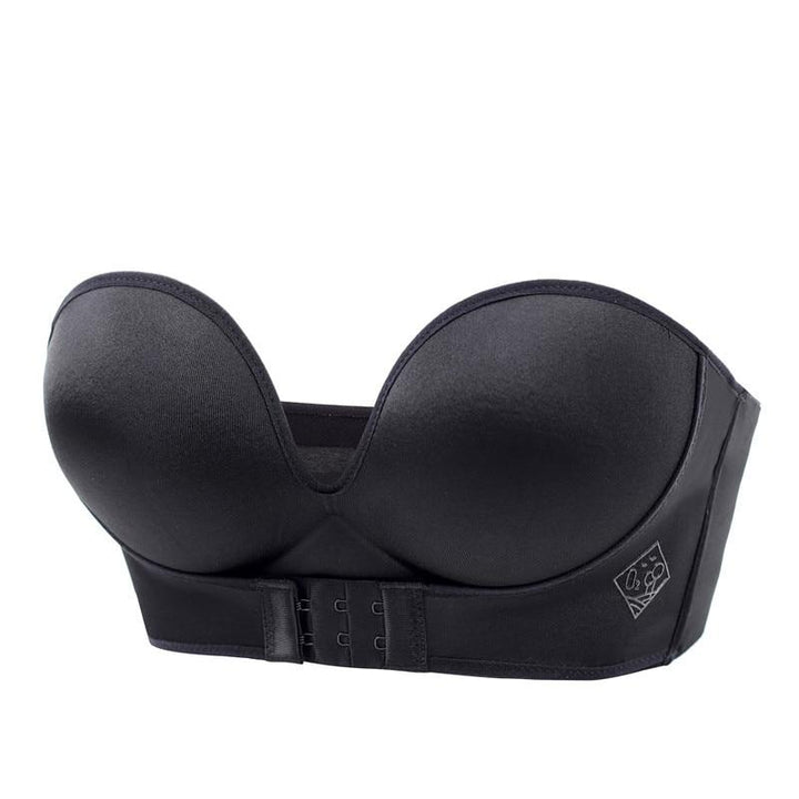 Soutien-gorge autoportant sans couture d'été push-up sans bretelles en coton
