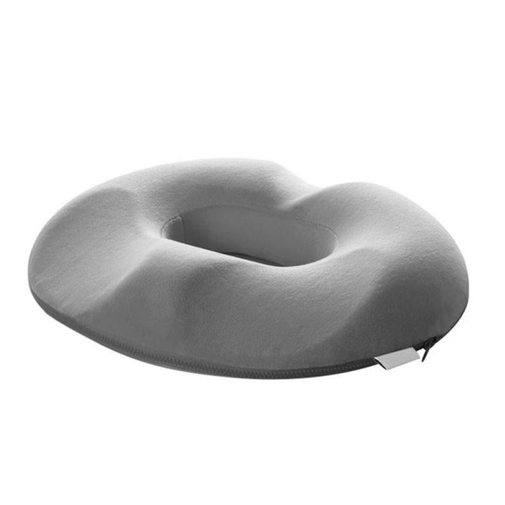 Coussin de siège en mousse à mémoire de forme, antidérapant et soulageant le coccyx.