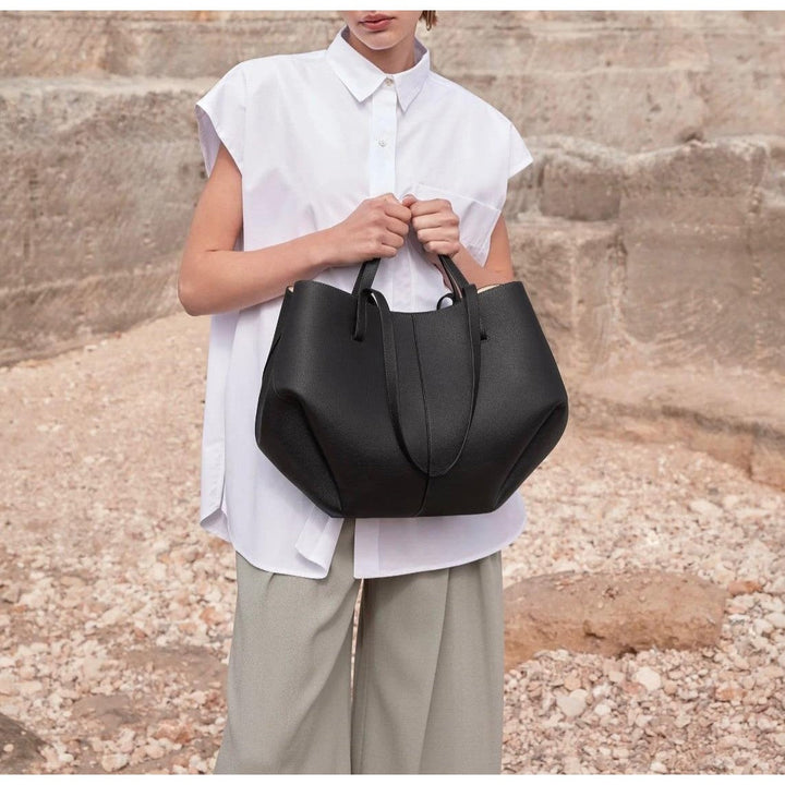 Sac cabas femme en cuir, spacieux, pour ordinateur portable, idéal pour l’automne et le travail