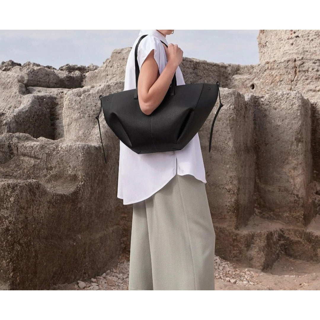 Sac cabas femme en cuir, spacieux, pour ordinateur portable, idéal pour l’automne et le travail