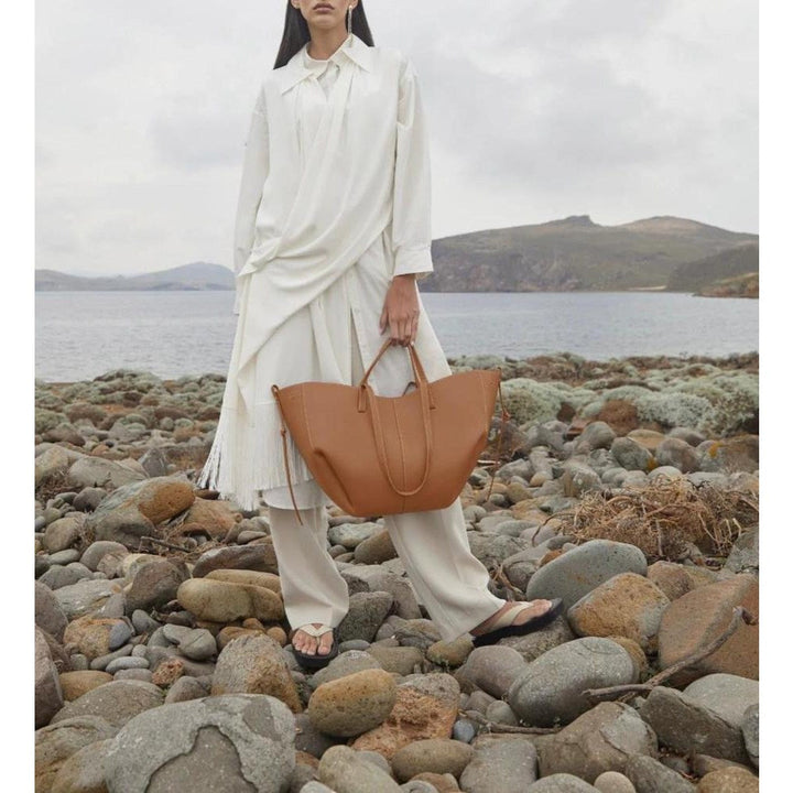 Sac cabas femme en cuir, spacieux, pour ordinateur portable, idéal pour l’automne et le travail