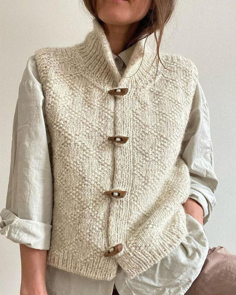 Gilet de costume élégant pour femme en viscose, idéal pour l’automne