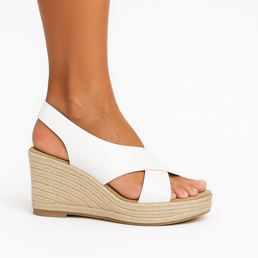 Sandales d'été pour femmes – Sandales orthopédiques en cuir avec semelle confortable