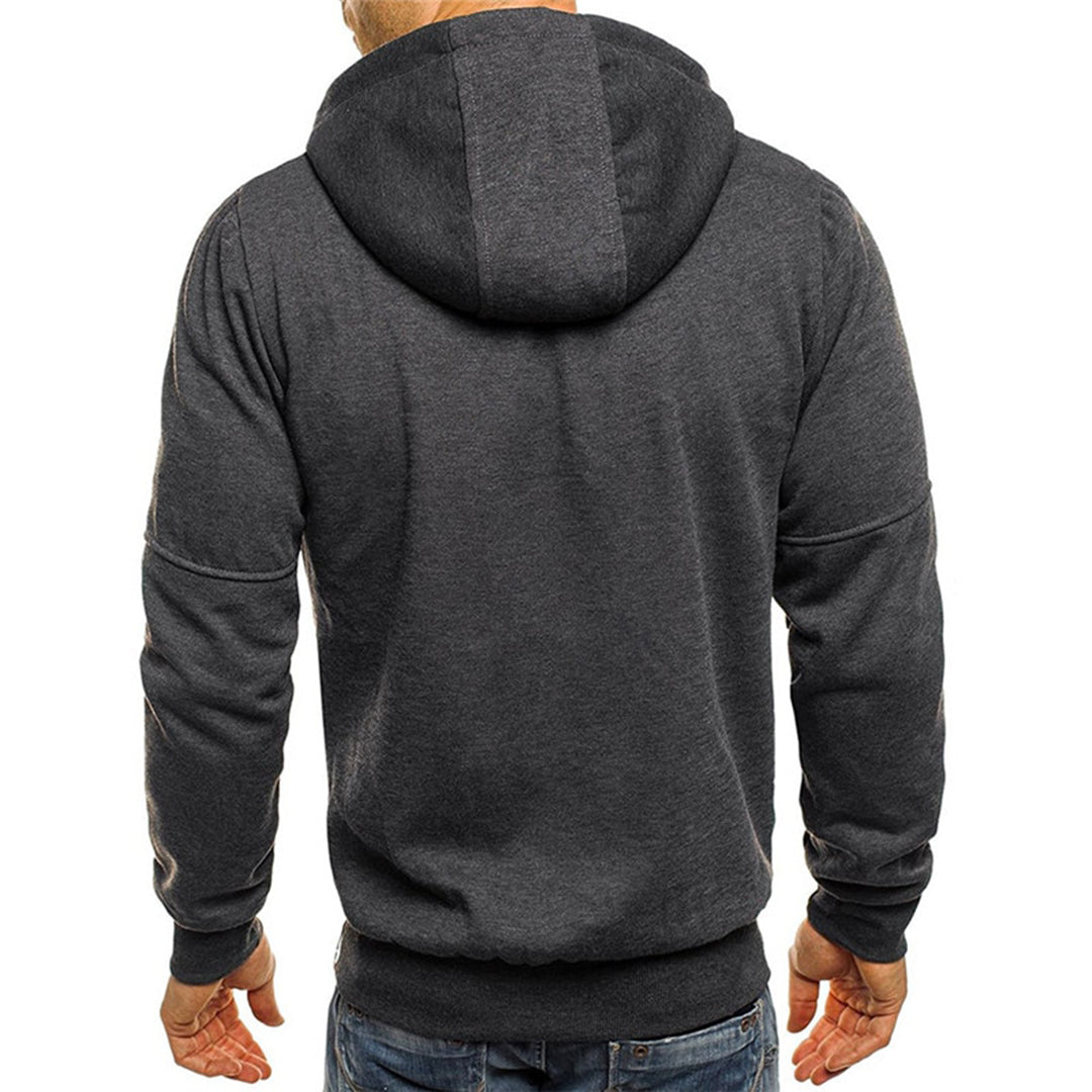 JACKS - Felpa con cappuccio e zip da uomo
