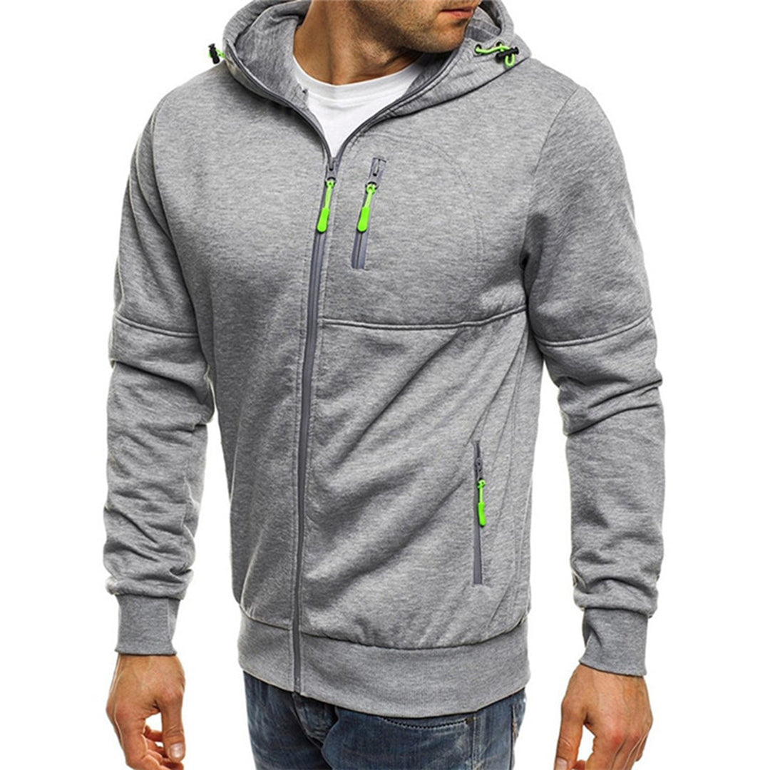 JACKS - Felpa con cappuccio e zip da uomo