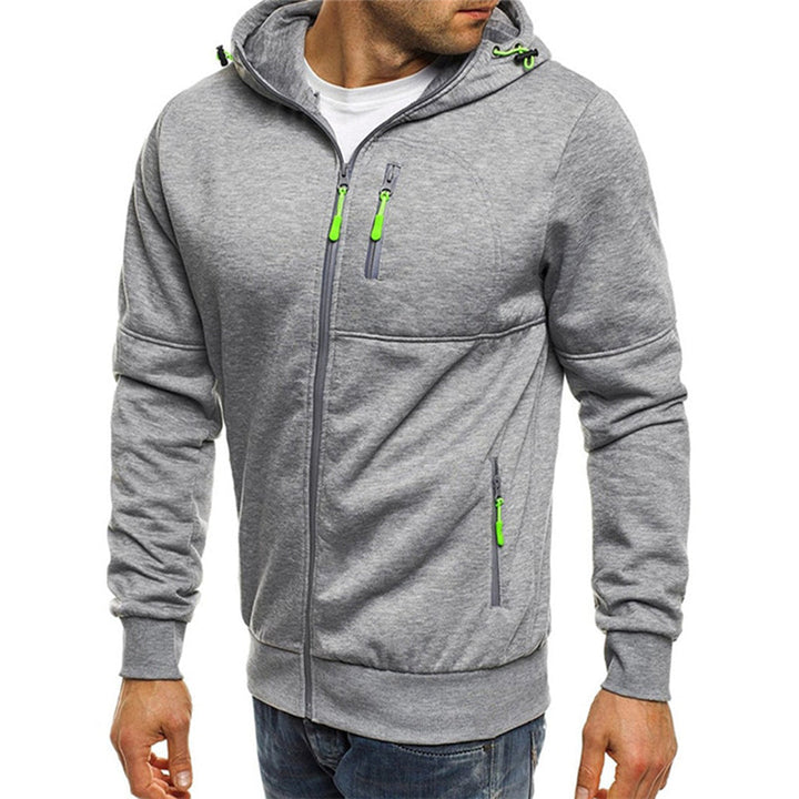 JACKS - Felpa con cappuccio e zip da uomo