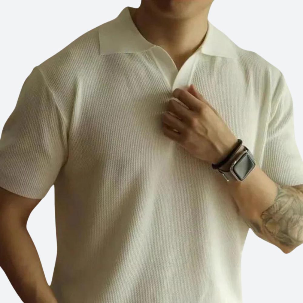 Polo casual elegant pentru bărbați - Jerry