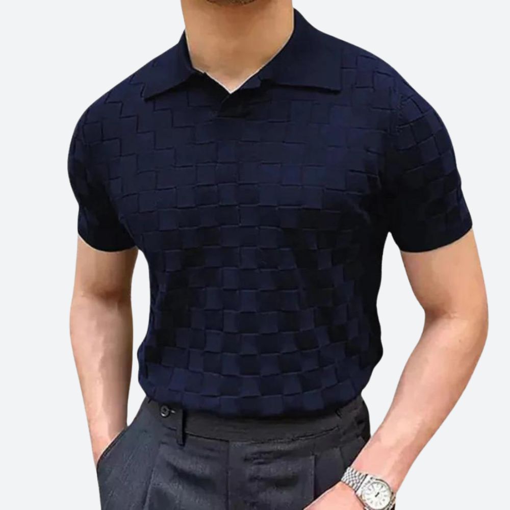 Polo casual elegant pentru bărbați - Jerry