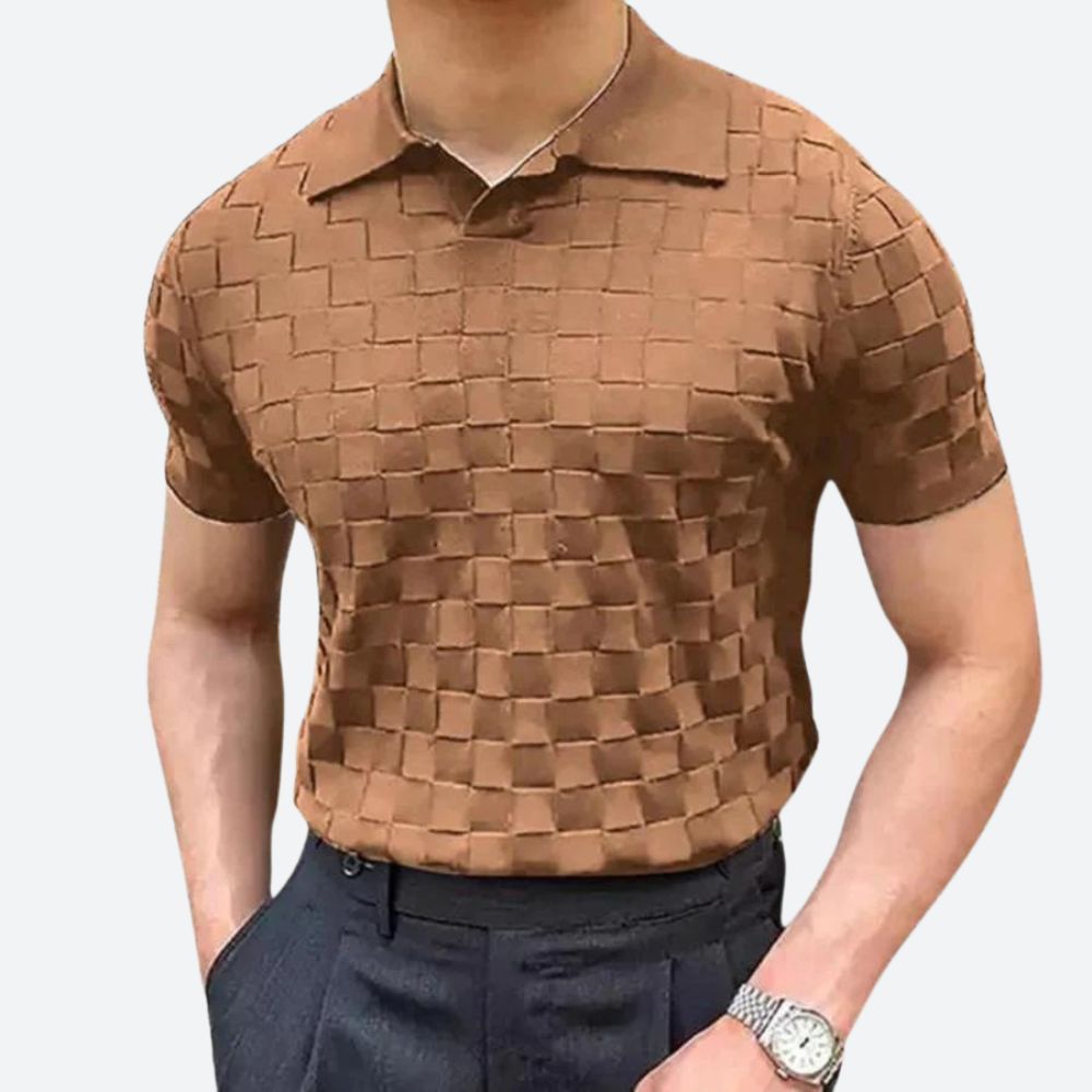Polo casual elegant pentru bărbați - Jerry