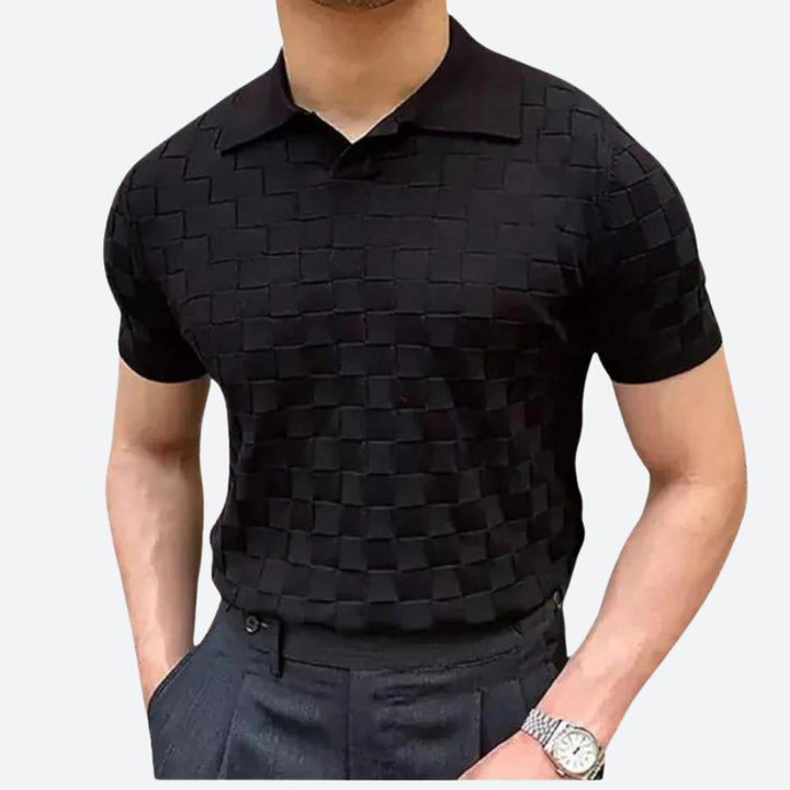 Polo casual elegant pentru bărbați - Jerry