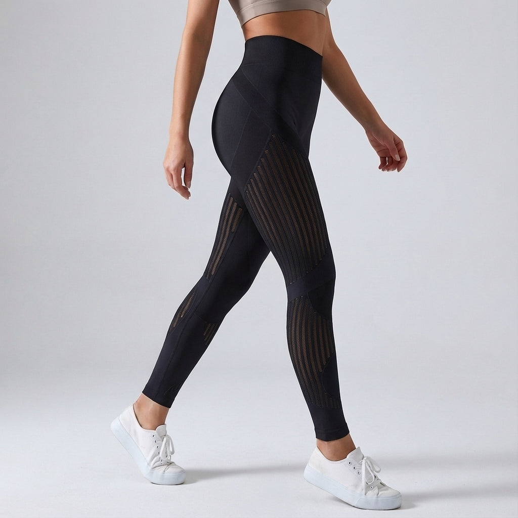 Leggings de compression sportifs pour femmes avec élasthanne, respirants pour l'été 2026