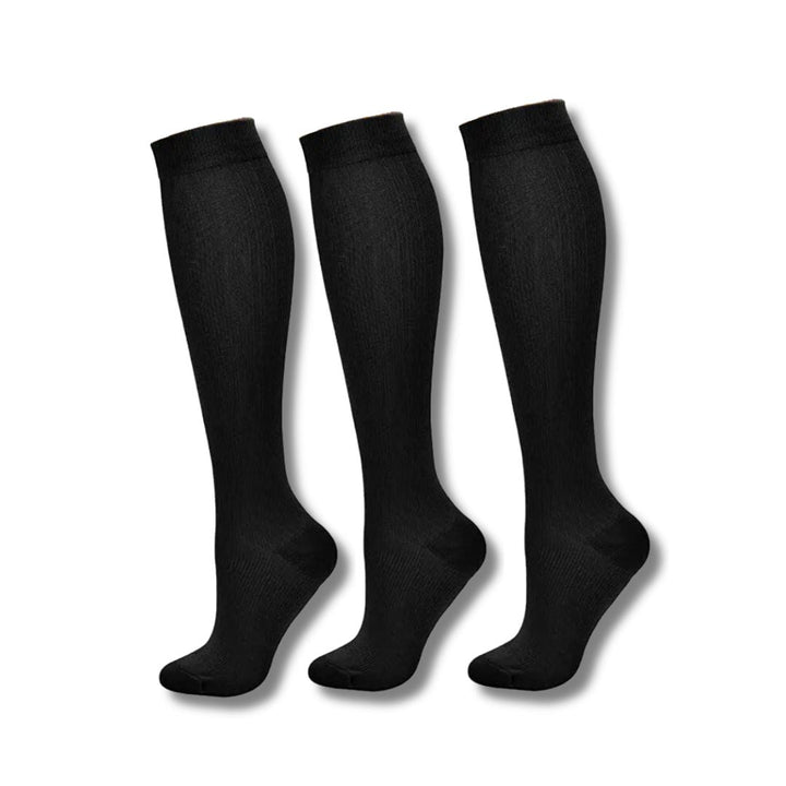 Chaussettes de compression pour jambes fatiguées avec un soutien léger pour femmes