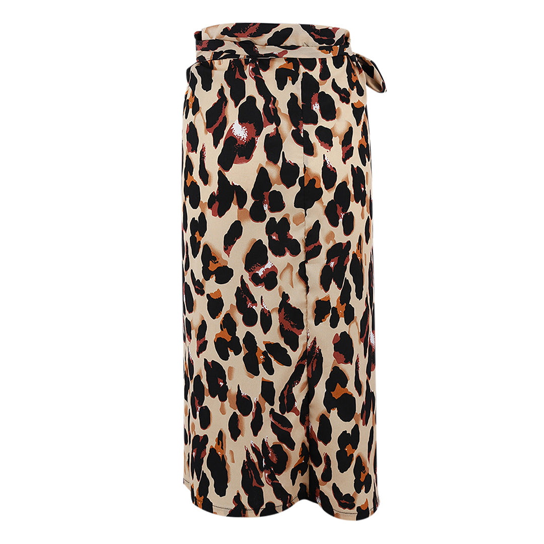 Gonna audace con stampa leopardata trendy di EHLEYR