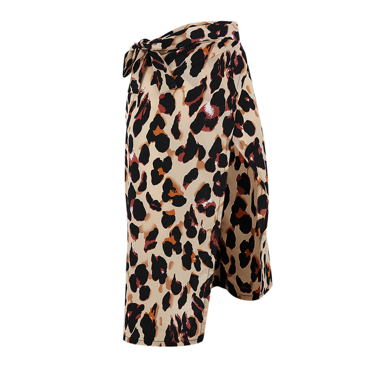 Gonna audace con stampa leopardata trendy di EHLEYR