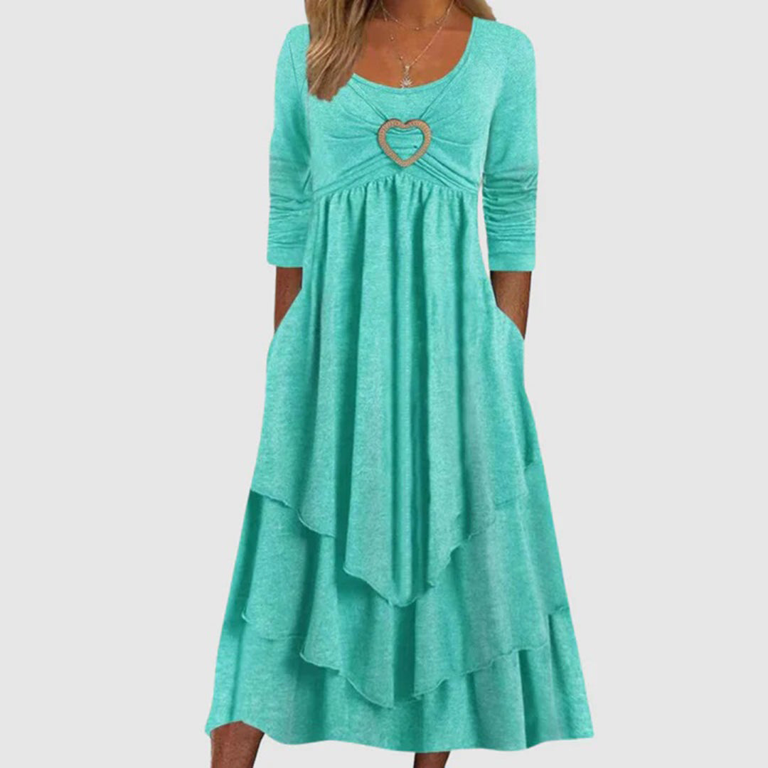 ABEBA - Robe longue élégante pour un chic sans faille