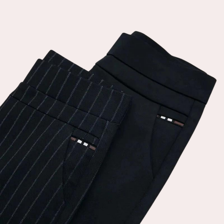 Margot - Pantaloni elastici de lux cu talie înaltă