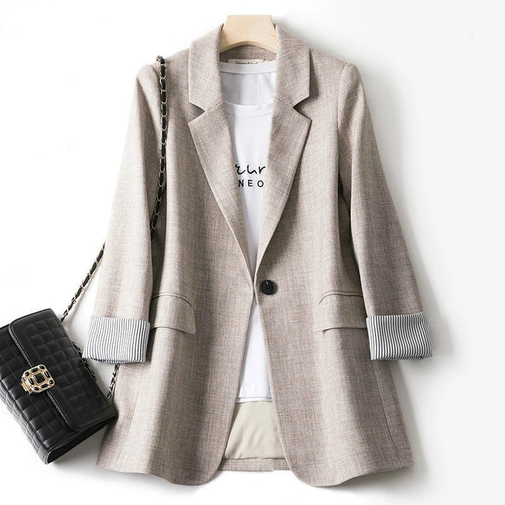 Bella - Blazer patchwork à la mode pour femmes