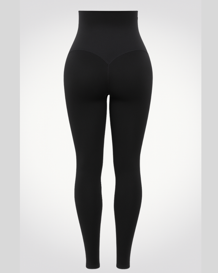 Leggings de sport pour femmes en polyester à taille haute pour l'été, ceinture en néoprène