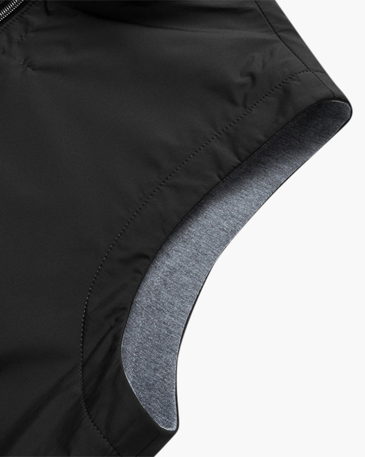 Gilet polaire femme pour l’automne, sans manches cintré pour la mi-saison, idéal pour les journées fraîches