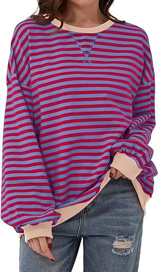 Pull femme oversize en maille pour l'automne, coupe ample et casual au quotidien