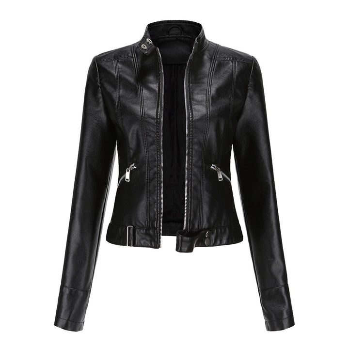 Veste courte en cuir pour femme - OXANA