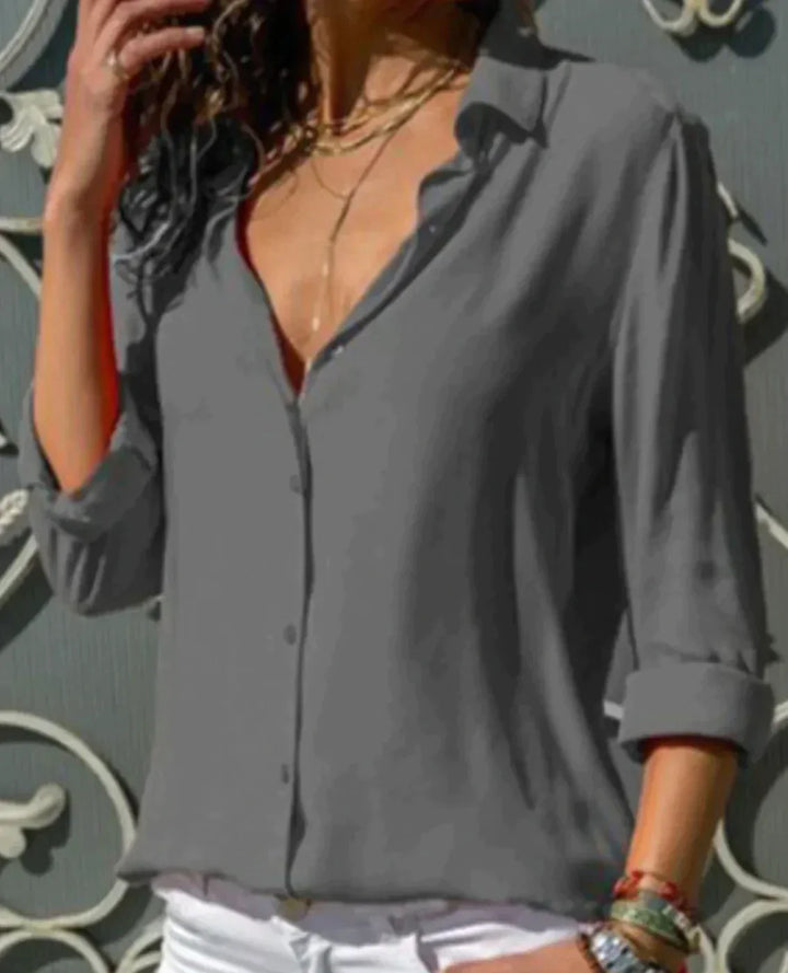 Julia - Elegant Satin Blouse for Women, Perfect for Every Occasion