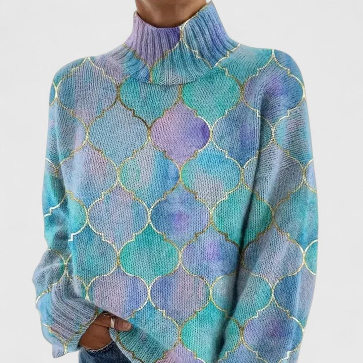Pull en maille doux pour femme, idéal pour l’automne et les tenues quotidiennes