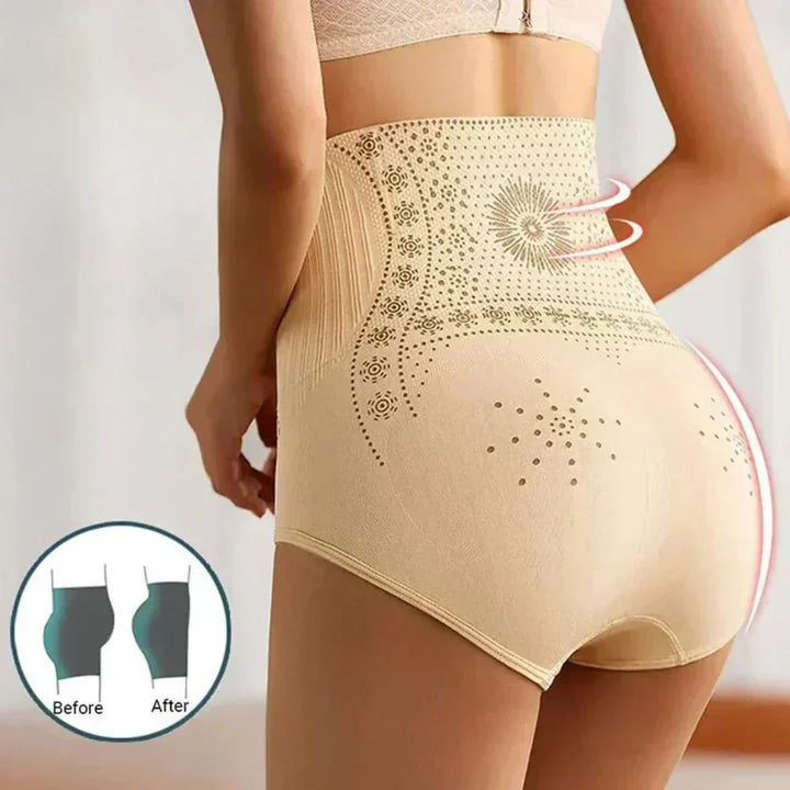 Gaine amincissante femme taille haute sculptante respirante idéale été nylon