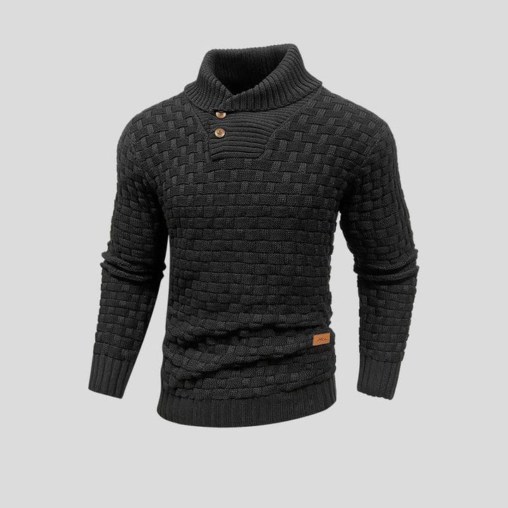 Lucas™ - Bawełniany sweter termiczny z suwakiem
