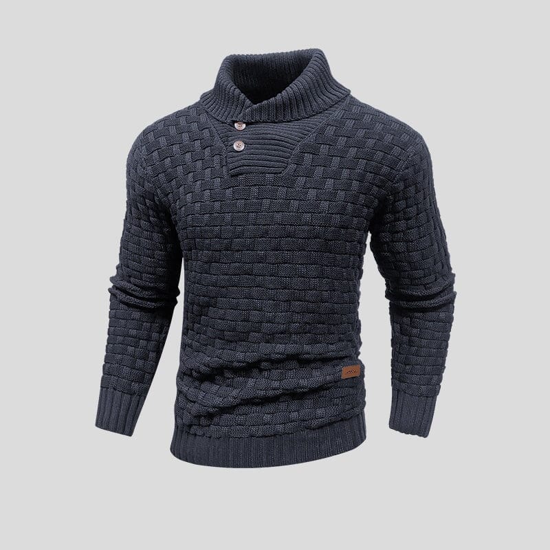 Lucas™ - Bawełniany sweter termiczny z suwakiem