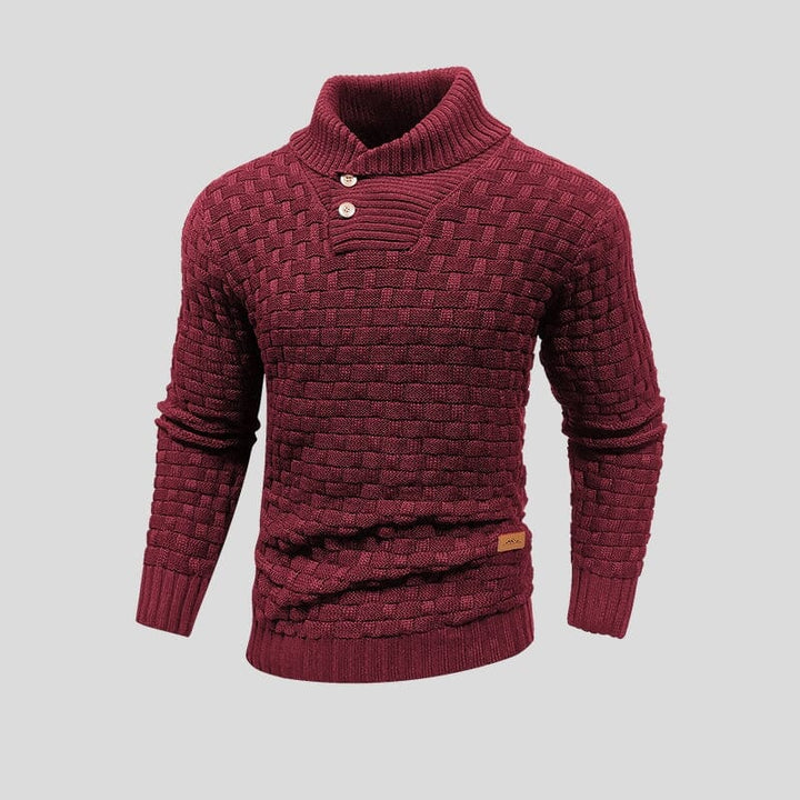 Lucas™ - Bawełniany sweter termiczny z suwakiem