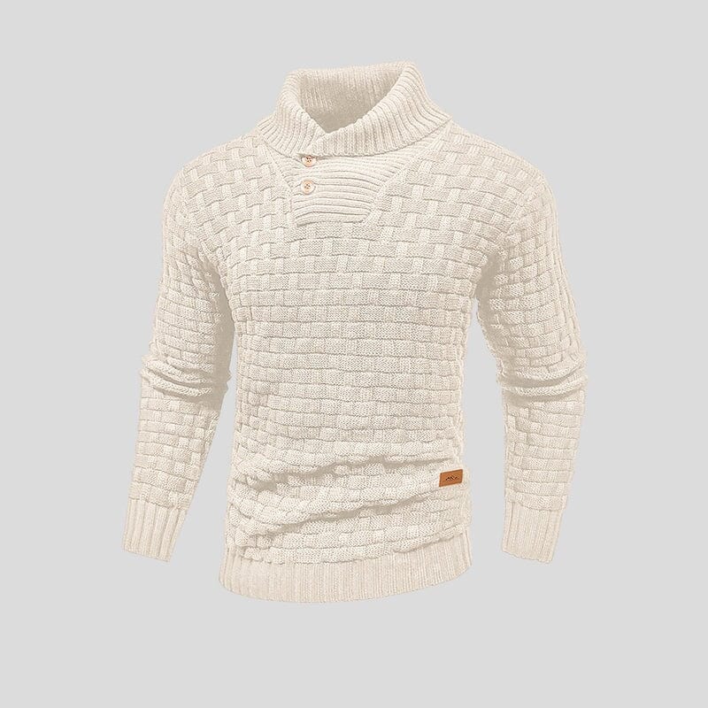 Lucas™ - Bawełniany sweter termiczny z suwakiem