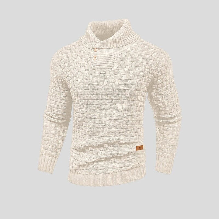 Lucas™ - Bawełniany sweter termiczny z suwakiem