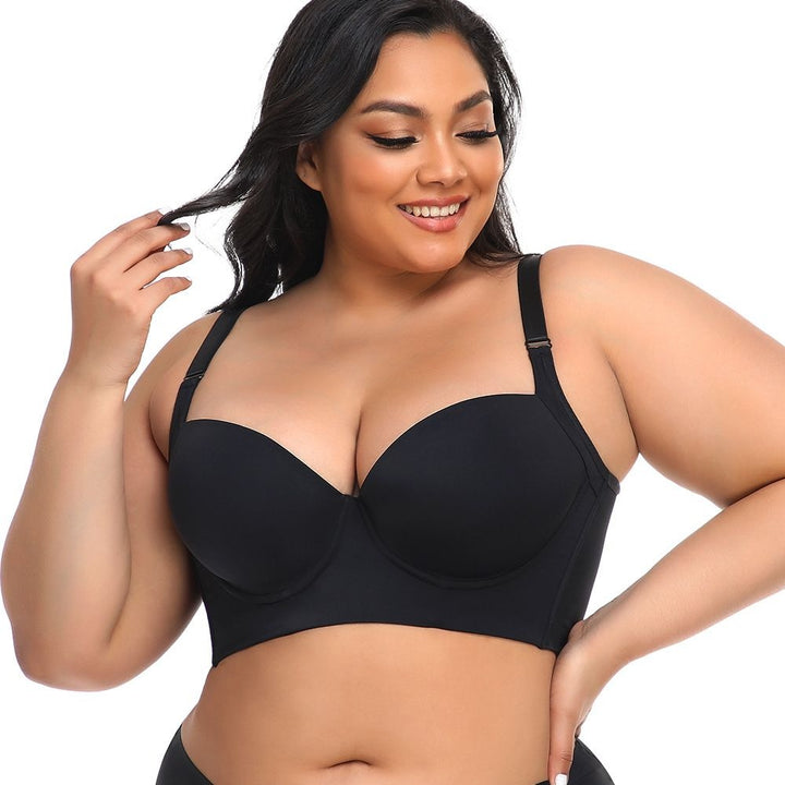 Sutien mărimi mari, susținere optimă, respirabil pentru vară, fără balene, din nylon