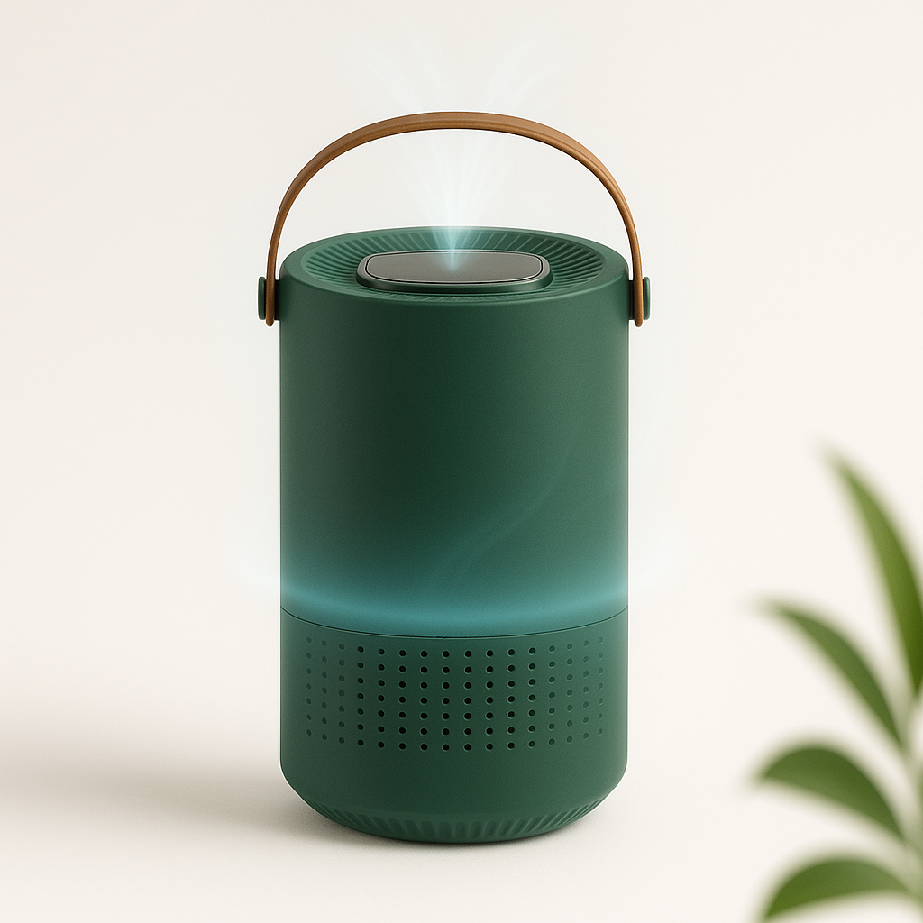 Purificateur d'air compact avec filtre HEPA pour chambre et bureau